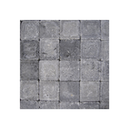 PAVE BETON COLUMBIAS TAMBOURINE 15x15x6 HELSINKI (GRIS/NOIR) 11.52M /Pal -